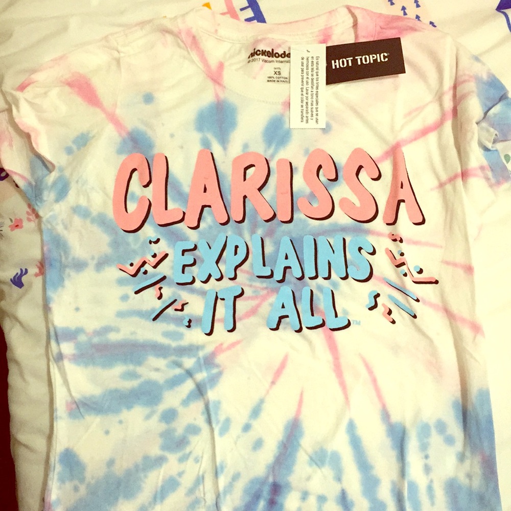 Clarissa Explains It All Tie Dye Graphic Tee